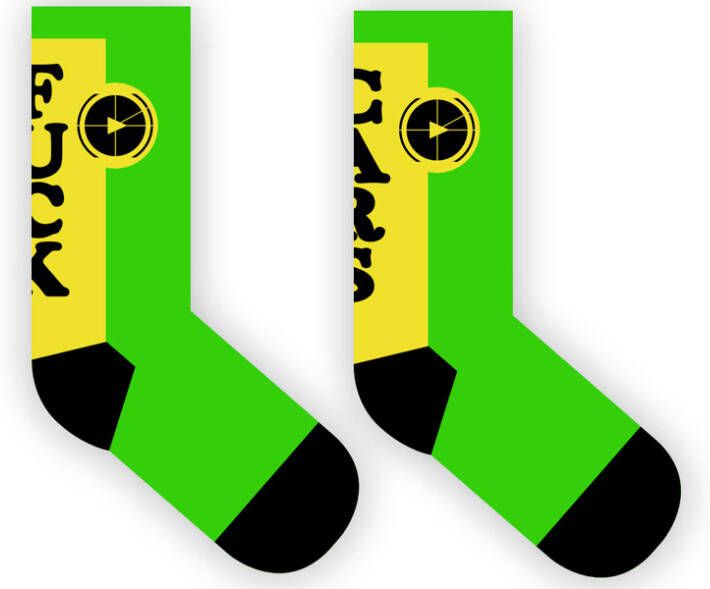 Rueda Festival Fuck Cars Fietssokken Jamaica