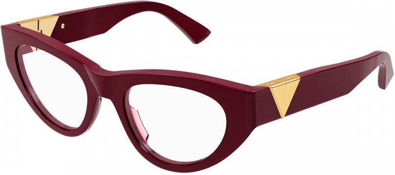 Bottega Veneta Bv1179O 003 Optical Frame , Paars, Dames