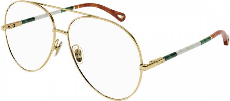 Chloé Glasses Ch0114O 001 , Geel, Dames