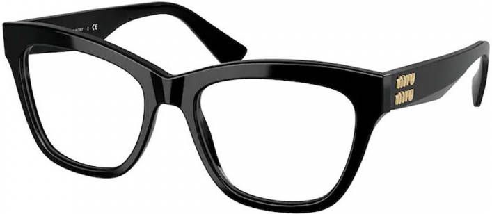 Miu MU 03Uv 1Ab1O1 Optical Frame , Zwart, Dames