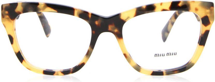 Miu MU 03Uv 7S01O1 Optical Frame , Bruin, Dames