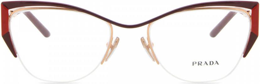 Prada PR 63Yv 13A1O1 Optical Frame , Rood, Dames