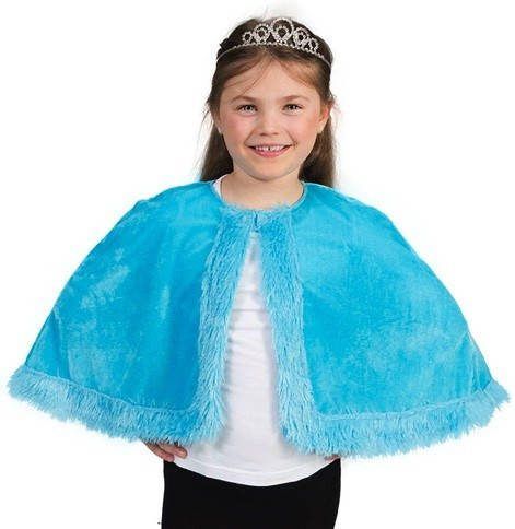 Funny Fashion Prinses Cape Aqua