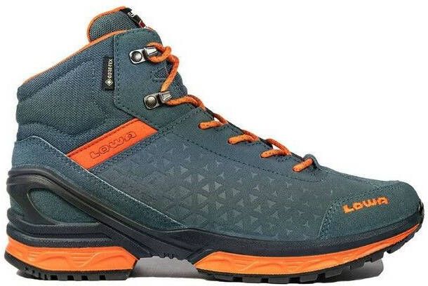 Lowa Walker N4D GTX Mid Wandelschoenen Dames Blauw/Oranje