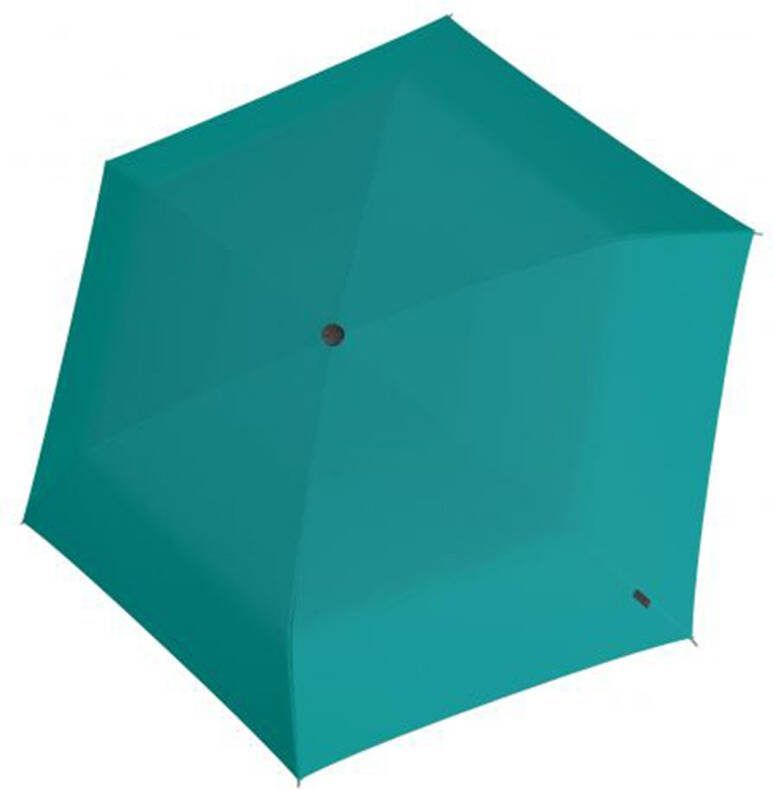 Knirps U.200 Ultra Light Duomatic Paraplu UV Protection turquoise with black coating