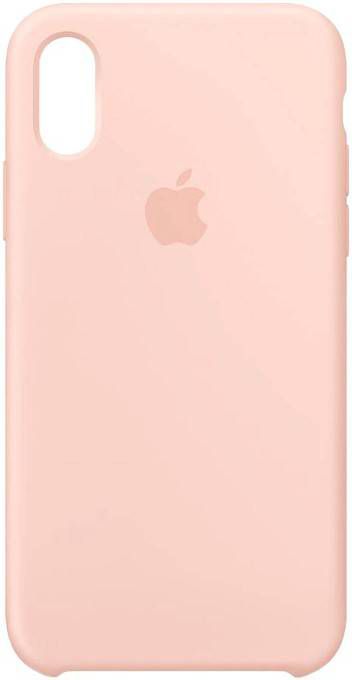 Apple iPhone Xs Silicone Case Rozenkwarts