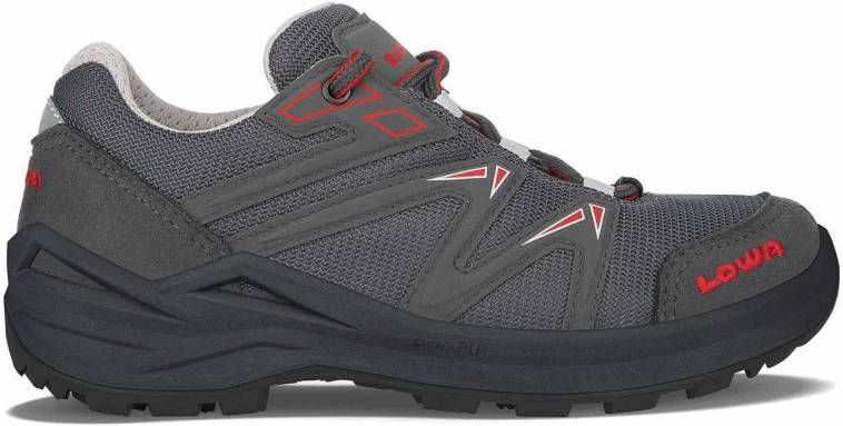Lowa Innox Pro GTX Lo Lacing Wandelschoenen Junior Middengrijs/Rood